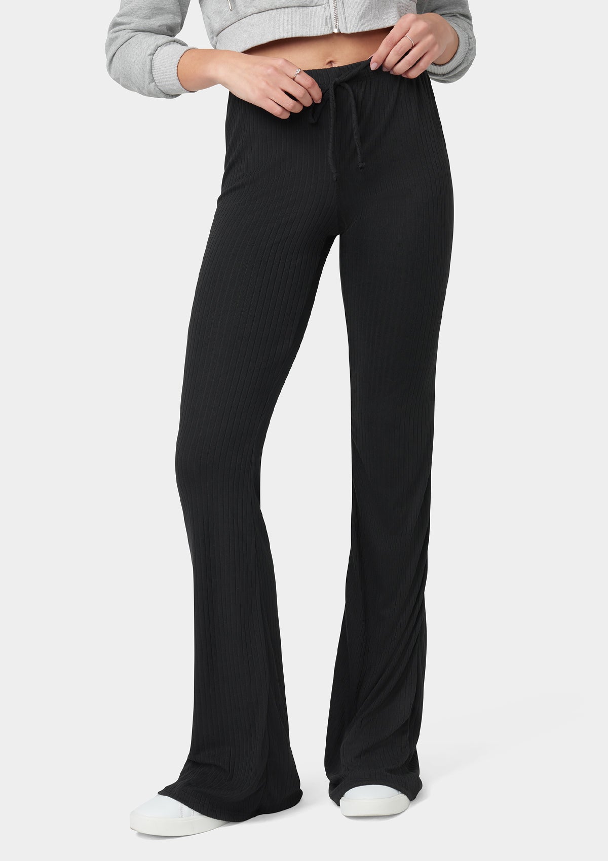 Pantalon en tricot côtelé Elana Tall