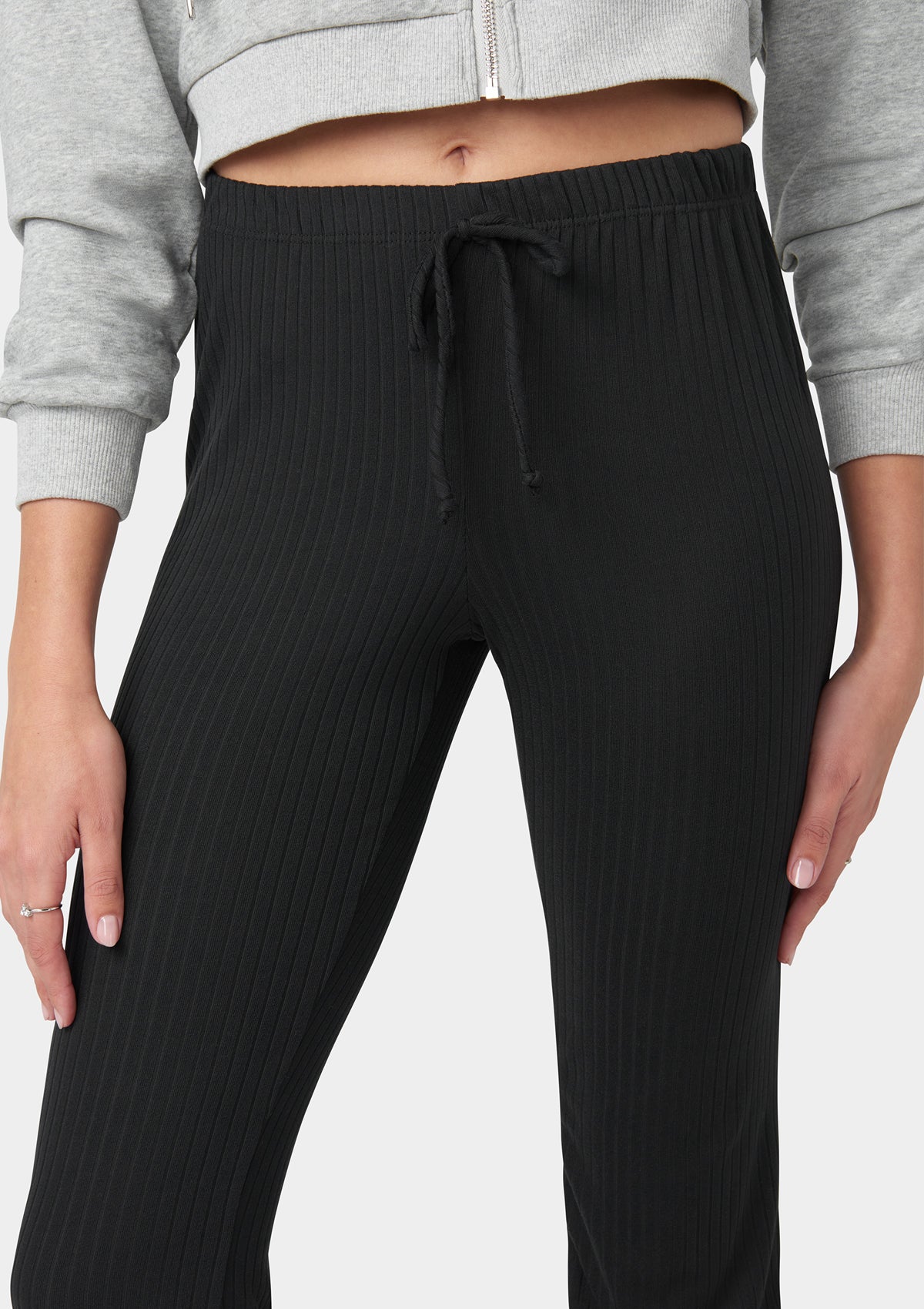 Pantalon en tricot côtelé Elana Tall