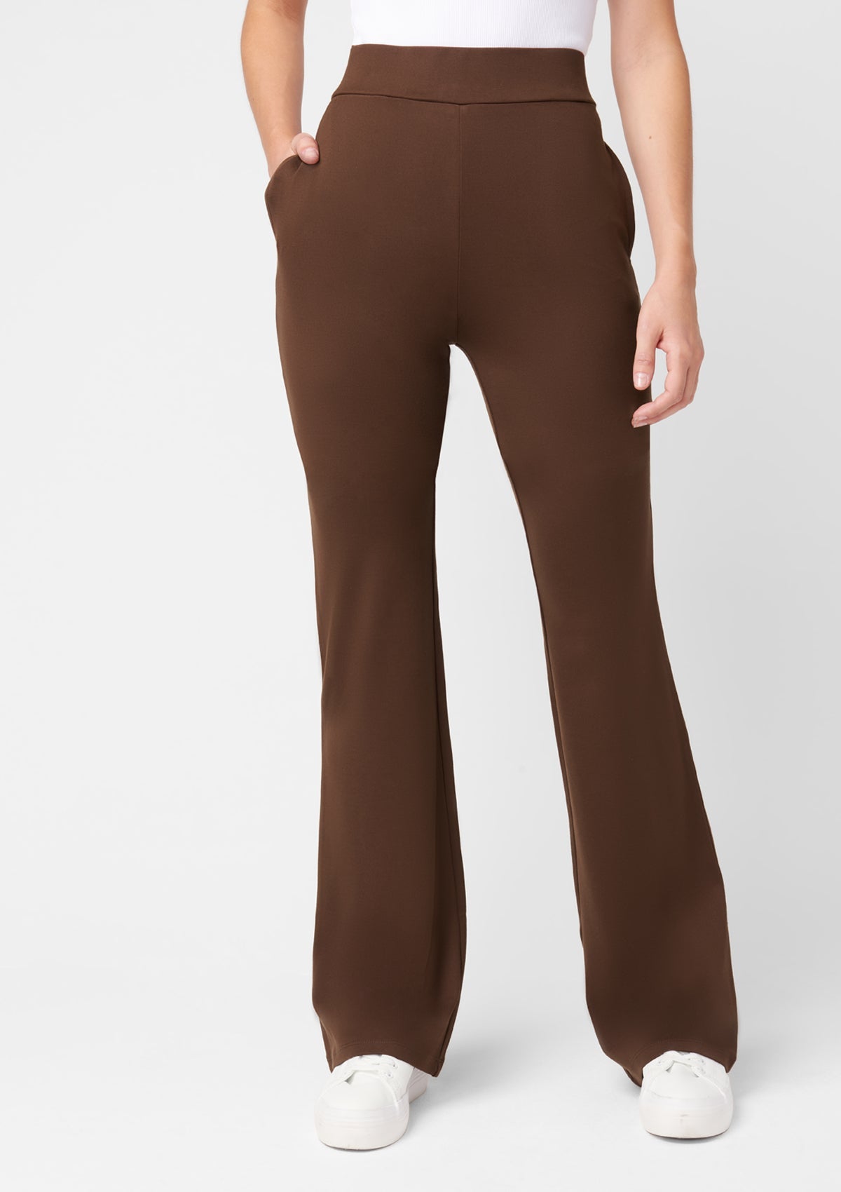 Pantalon demi-évasé haut