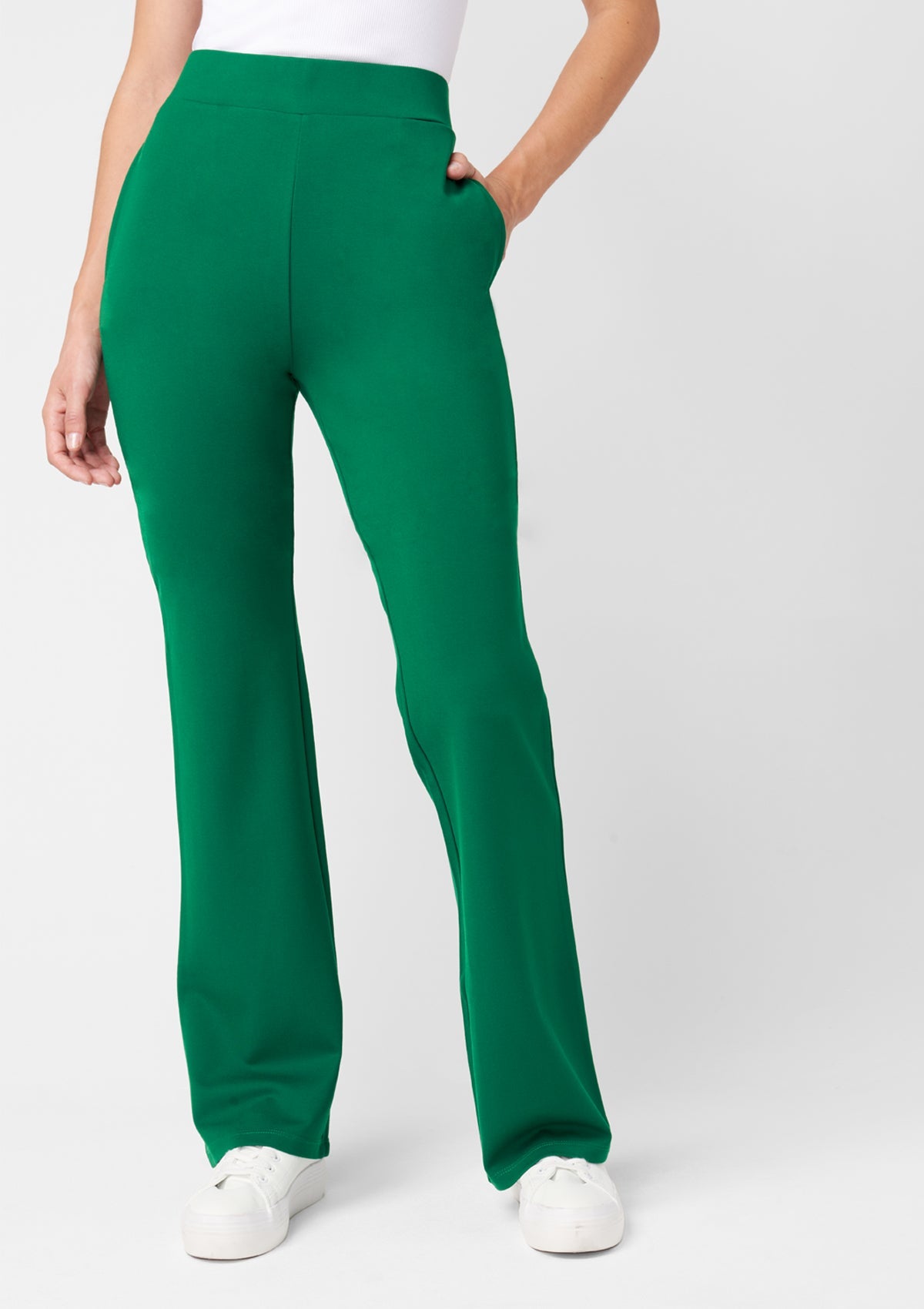 Pantalon demi-évasé haut