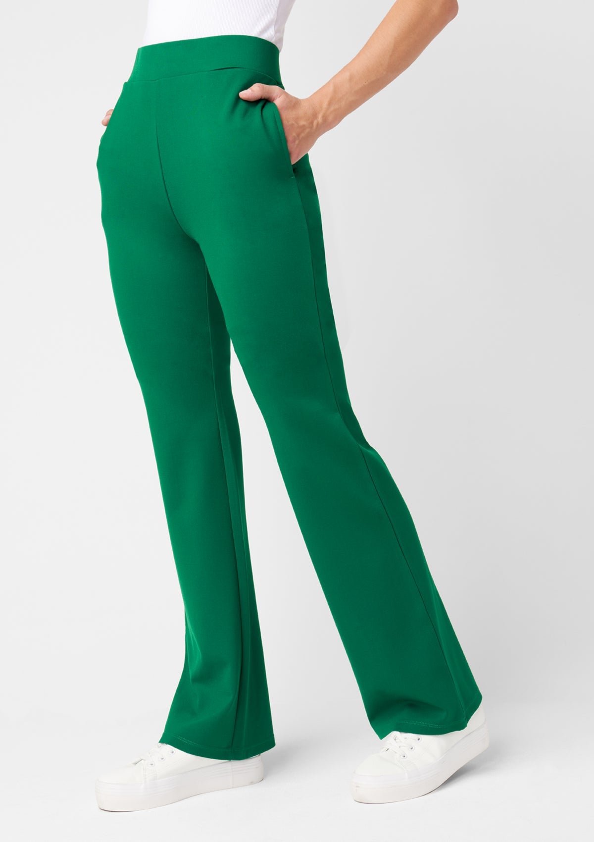Pantalon demi-évasé haut