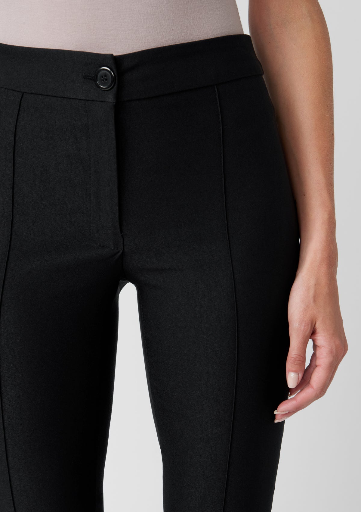 Pantalon évasé taille haute