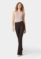 Pantalon évasé taille haute