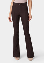 Pantalon évasé taille haute