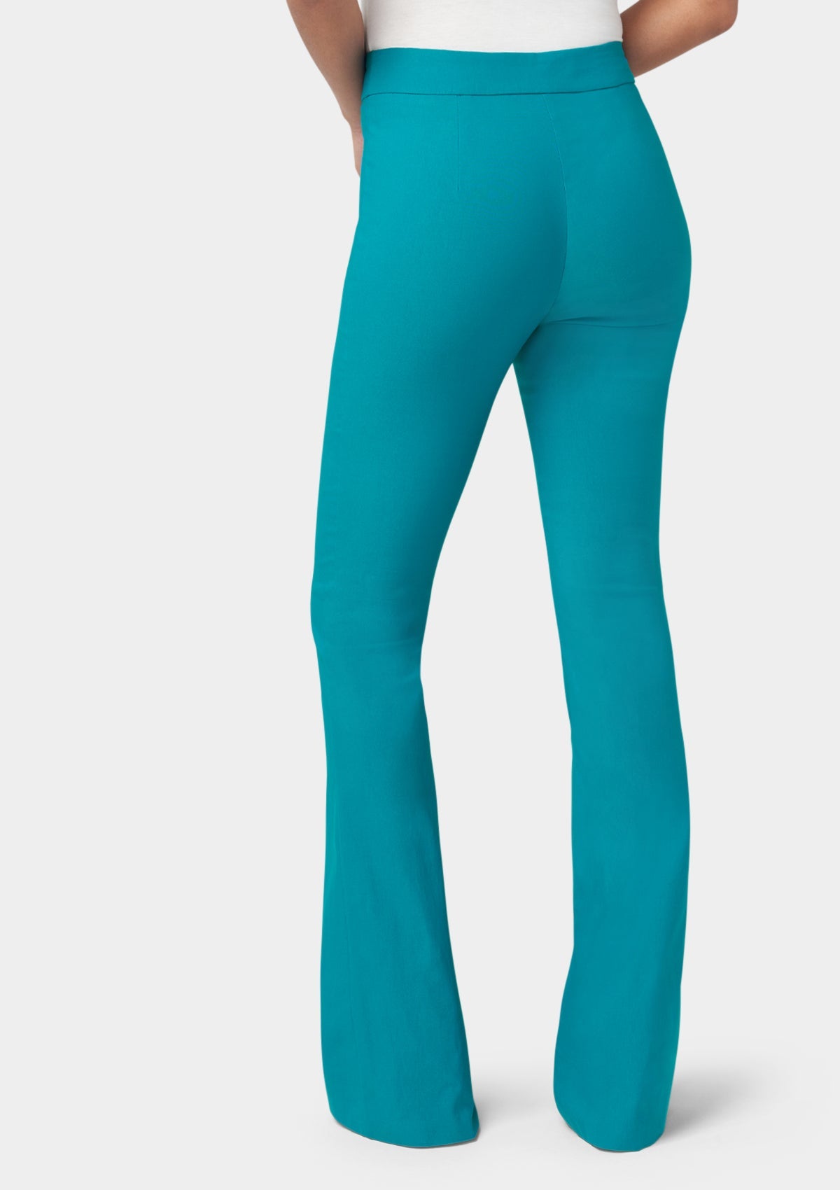 Pantalon évasé taille haute