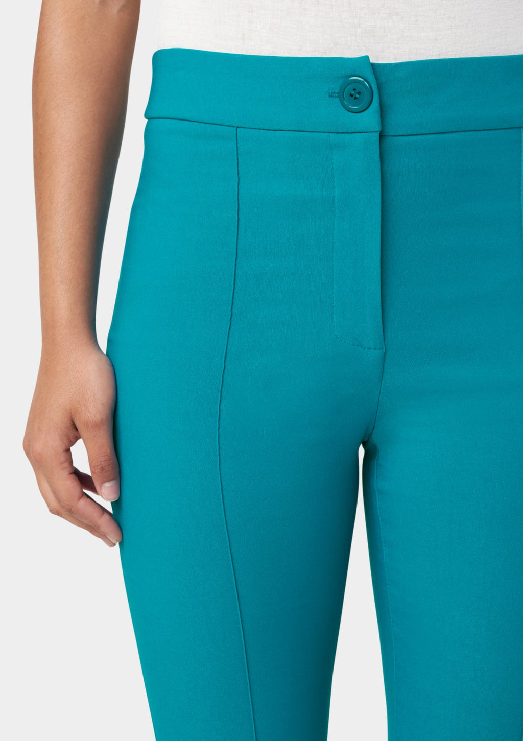 Pantalon évasé taille haute