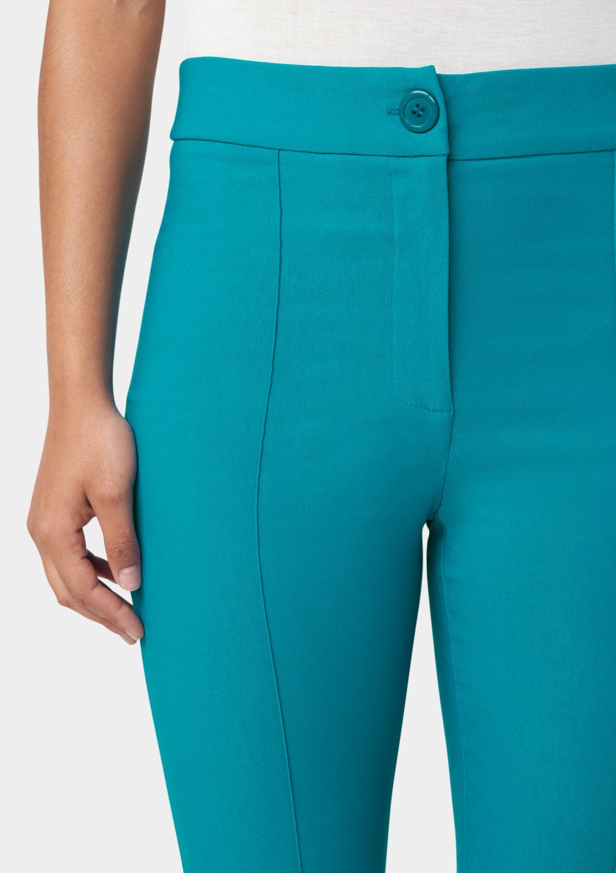 Pantalon évasé taille haute