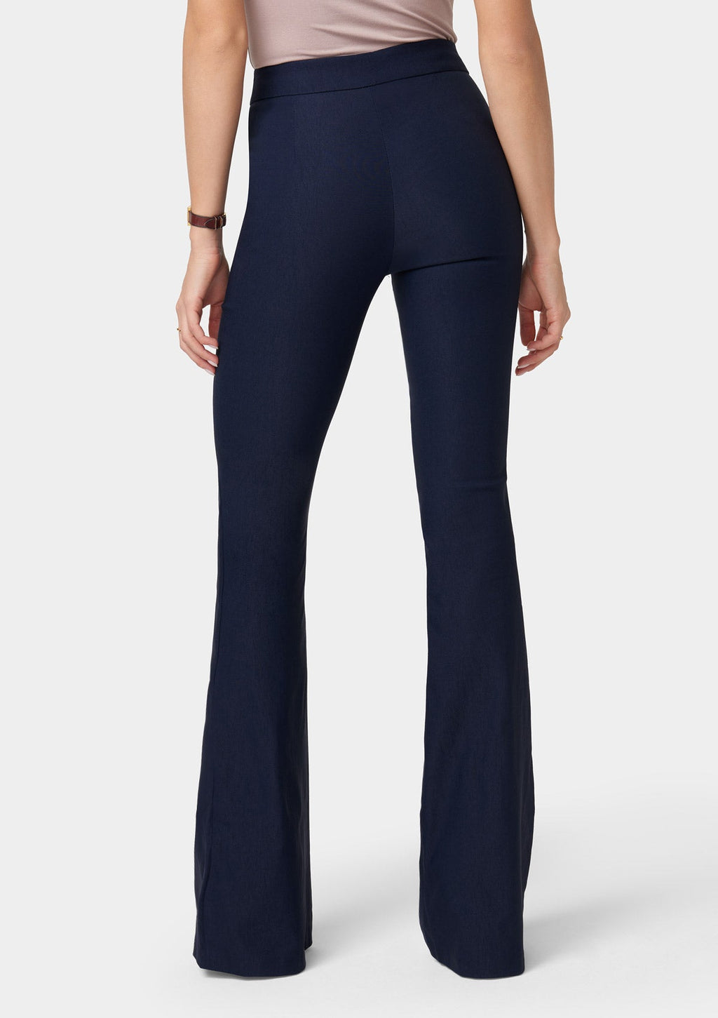Pantalon évasé taille haute
