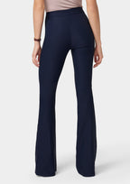 Pantalon évasé taille haute