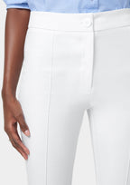 Pantalon évasé taille haute