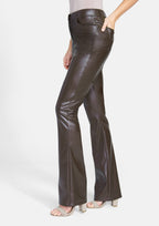 Pantalon évasé en similicuir Tall Lexa