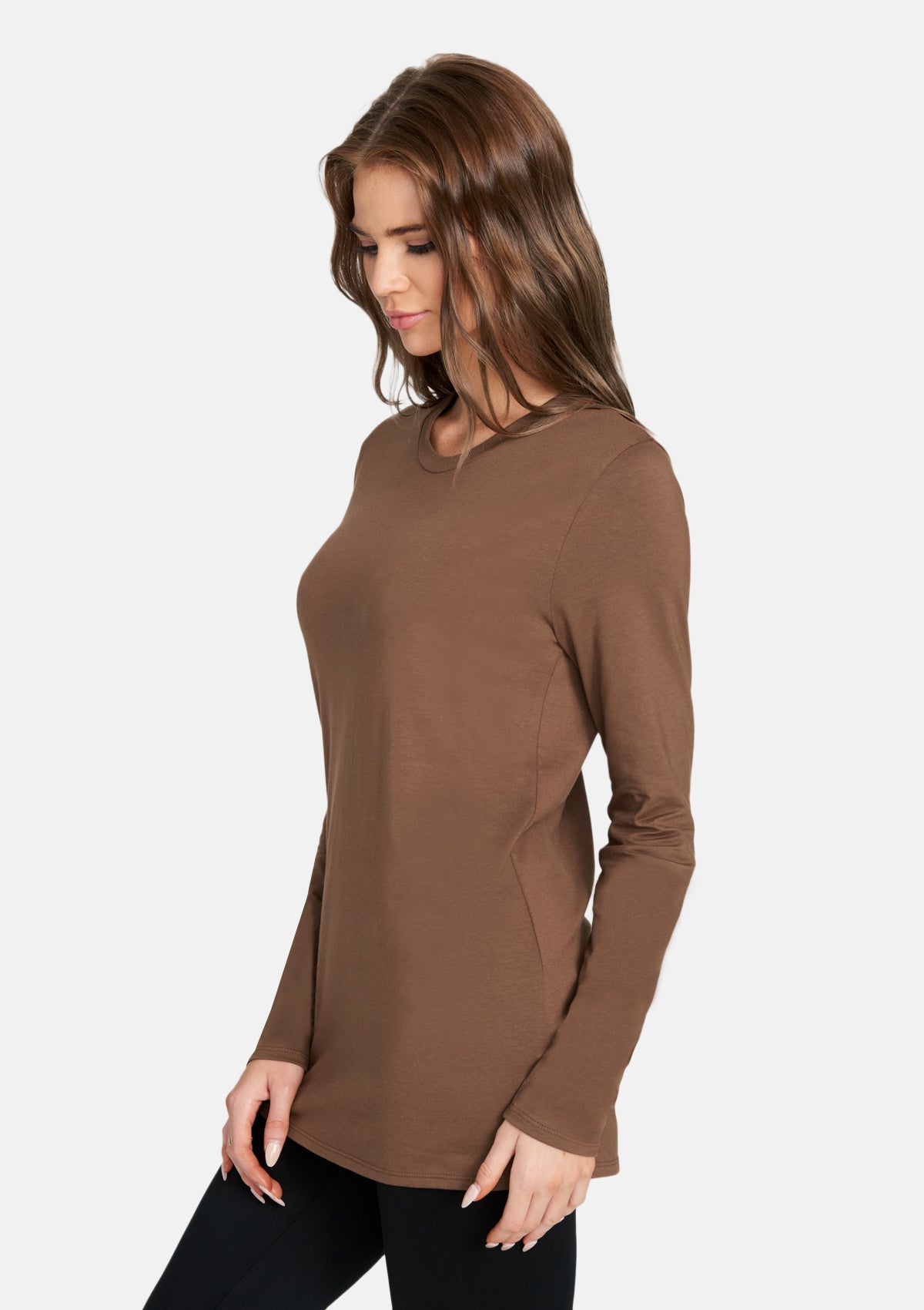 Alloy Basics - T-shirt ras du cou à manches longues