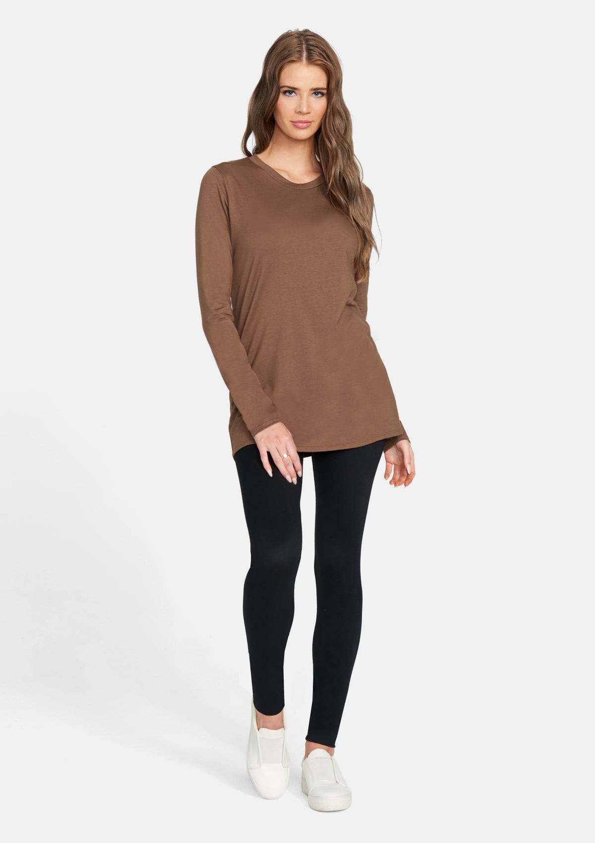 Alloy Basics - T-shirt ras du cou à manches longues