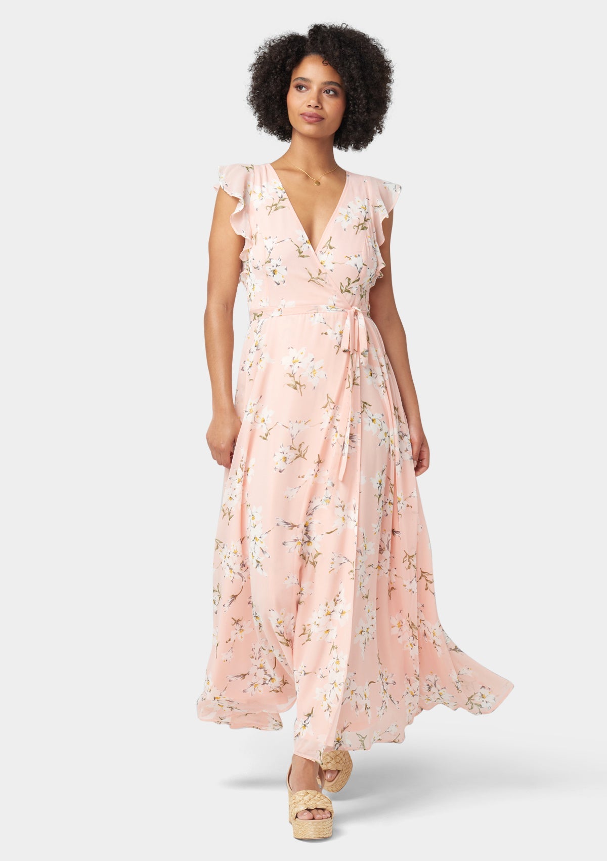 Robe longue fleurie Tall Bella