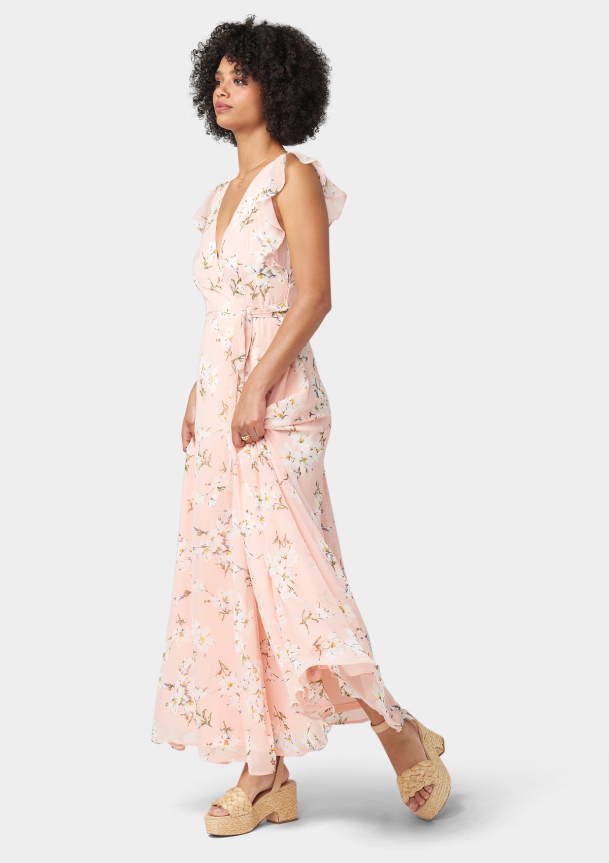 Robe longue fleurie Tall Bella