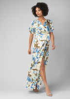Robe longue fleurie soyeuse Tall Vera