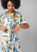 Robe longue fleurie soyeuse Tall Vera
