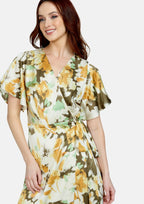 Robe longue fleurie soyeuse Tall Vera
