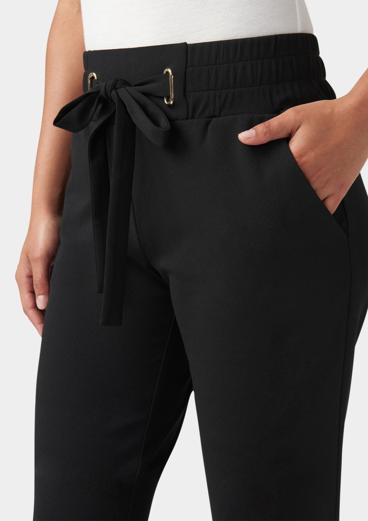 Tall - Tianna - Pantalon de jogging en crêpe à nouer à la taille