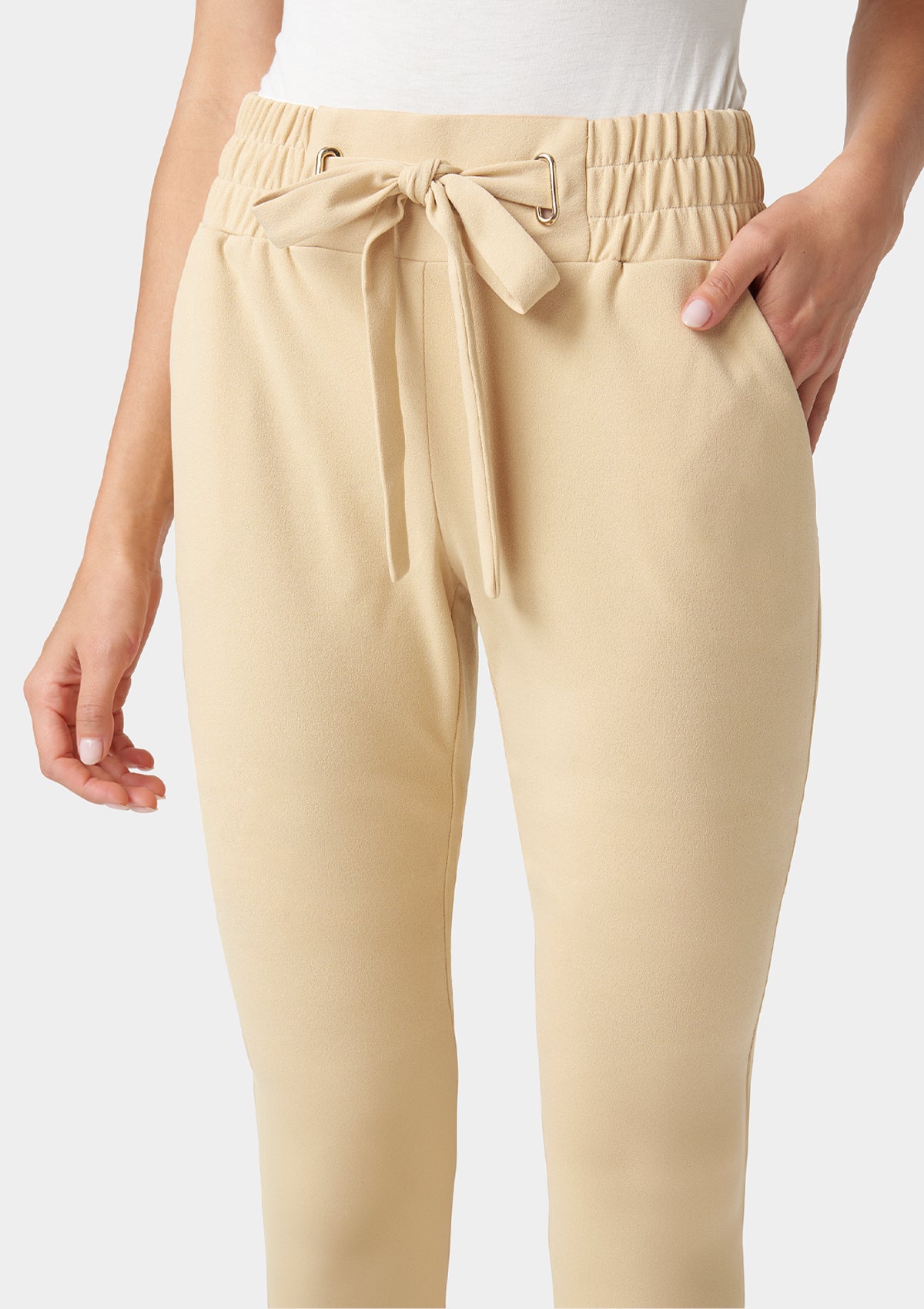 Tall - Tianna - Pantalon de jogging en crêpe à nouer à la taille