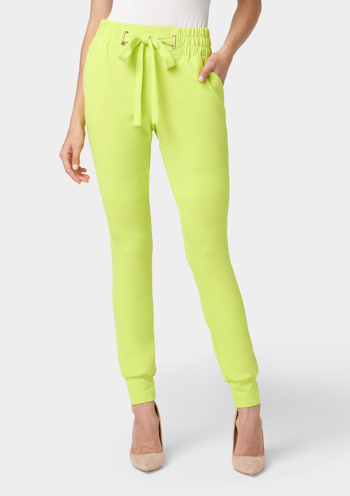 Tall - Tianna - Pantalon de jogging en crêpe à nouer à la taille