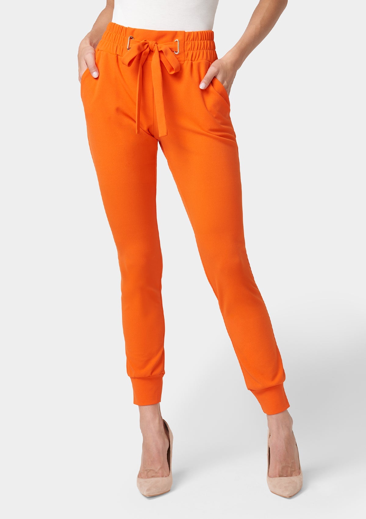 Tall - Tianna - Pantalon de jogging en crêpe à nouer à la taille