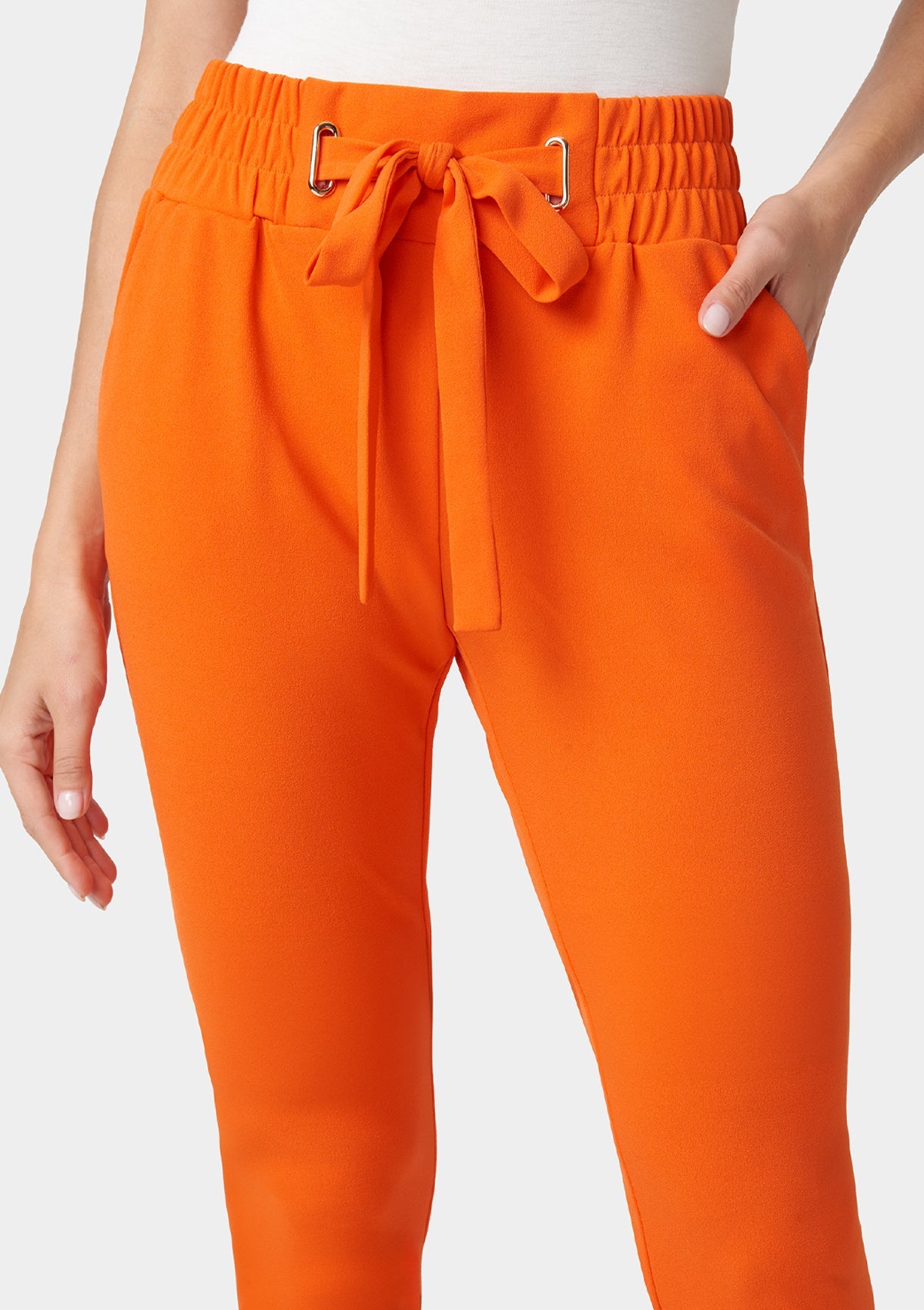 Tall - Tianna - Pantalon de jogging en crêpe à nouer à la taille