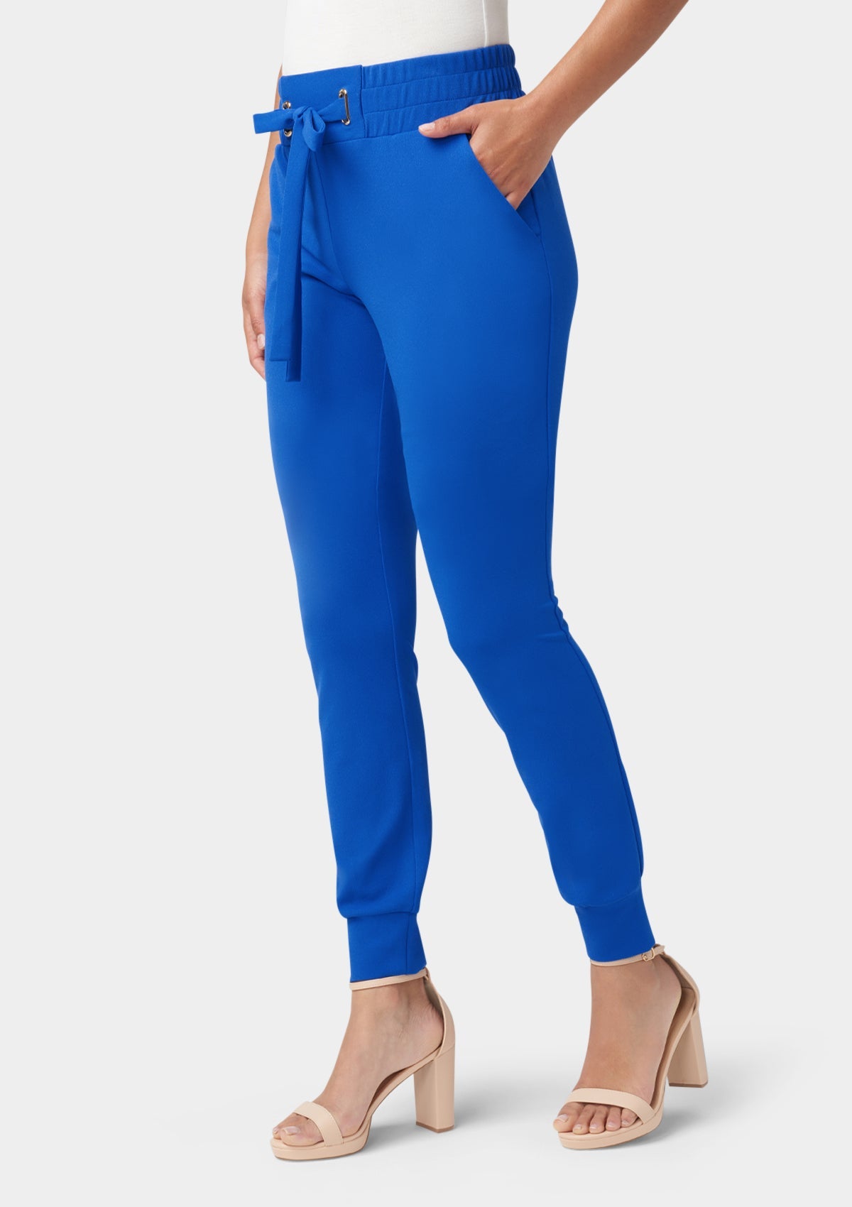 Tall - Tianna - Pantalon de jogging en crêpe à nouer à la taille