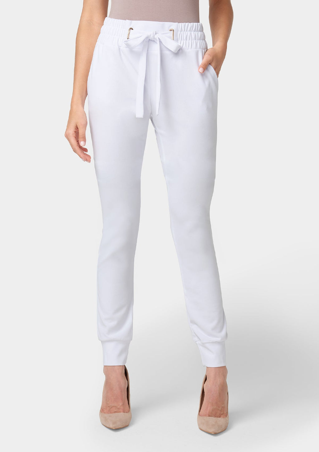 Tall - Tianna - Pantalon de jogging en crêpe à nouer à la taille