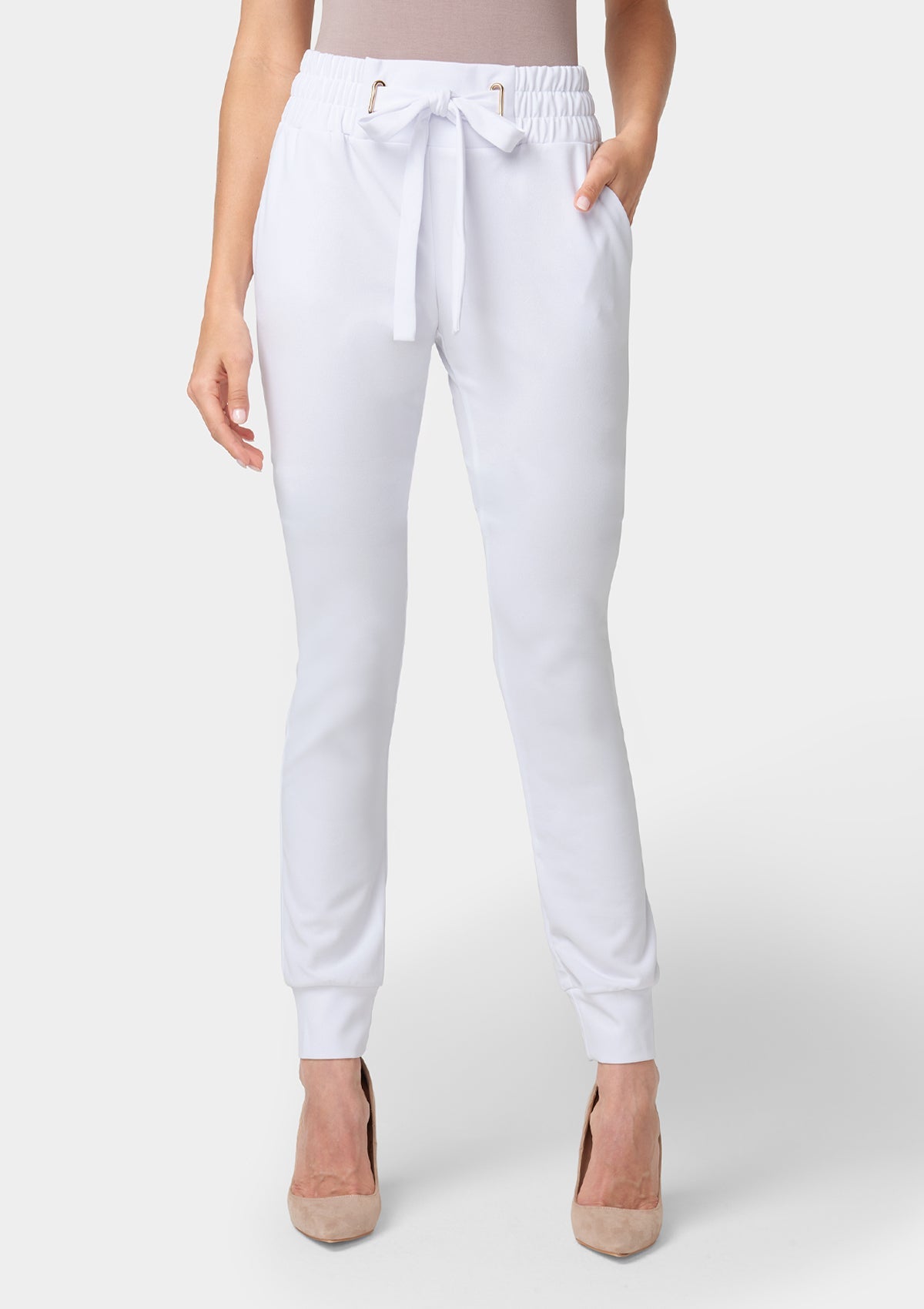 Tall - Tianna - Pantalon de jogging en crêpe à nouer à la taille