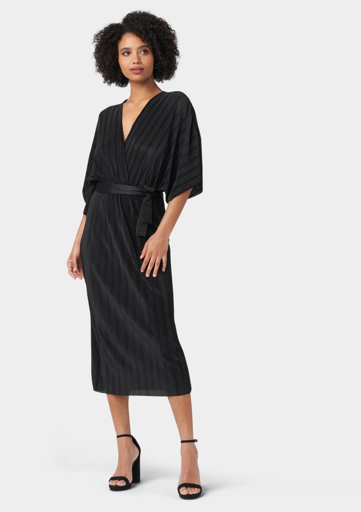 Robe midi plissée Tall Valerie