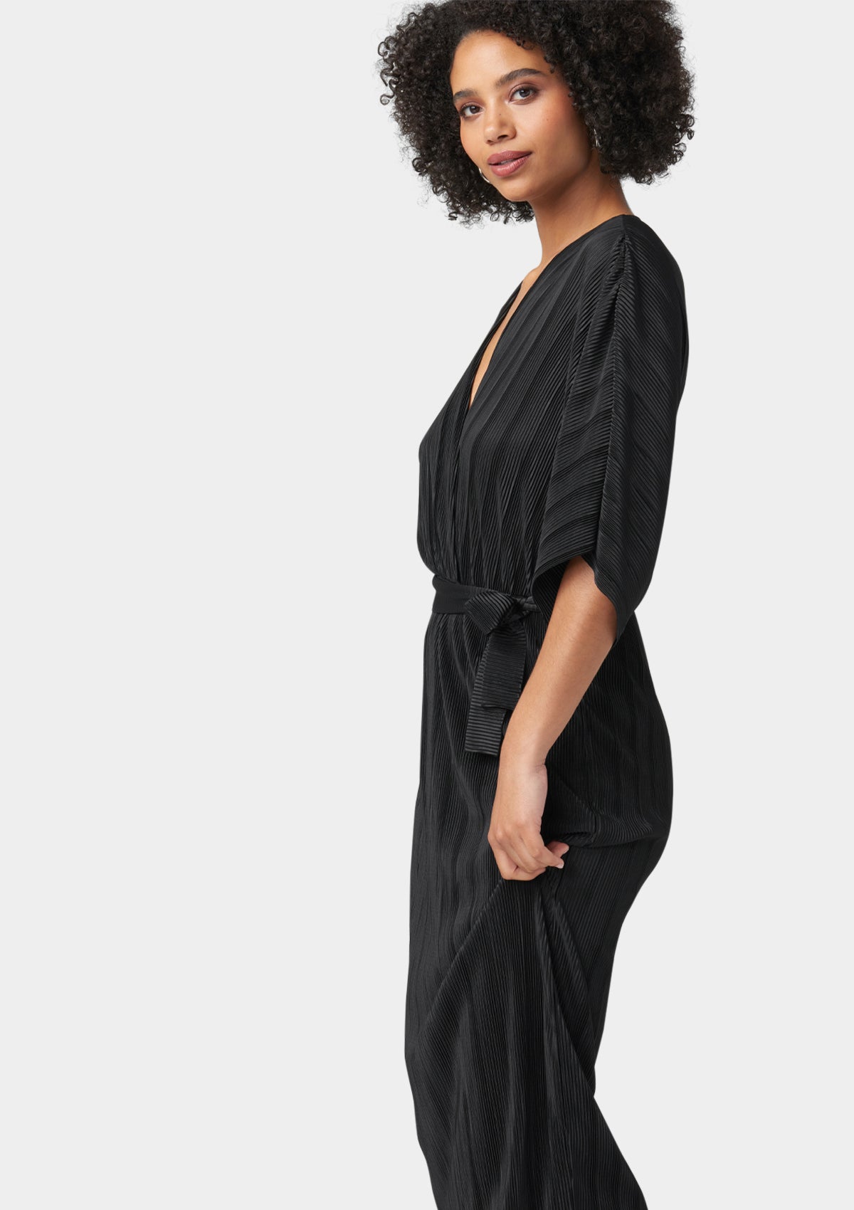 Robe midi plissée Tall Valerie