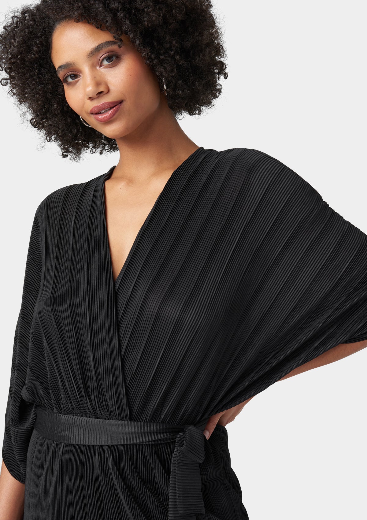 Robe midi plissée Tall Valerie