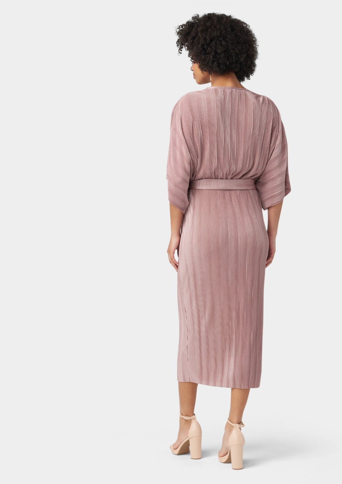 Robe midi plissée Tall Valerie