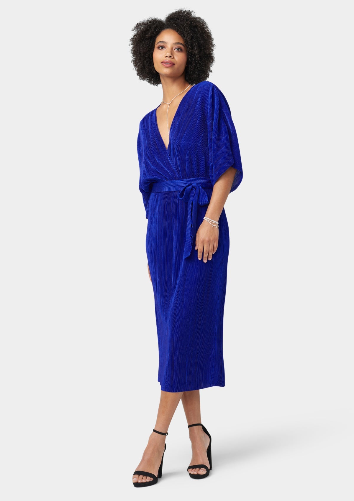 Robe midi plissée Tall Valerie