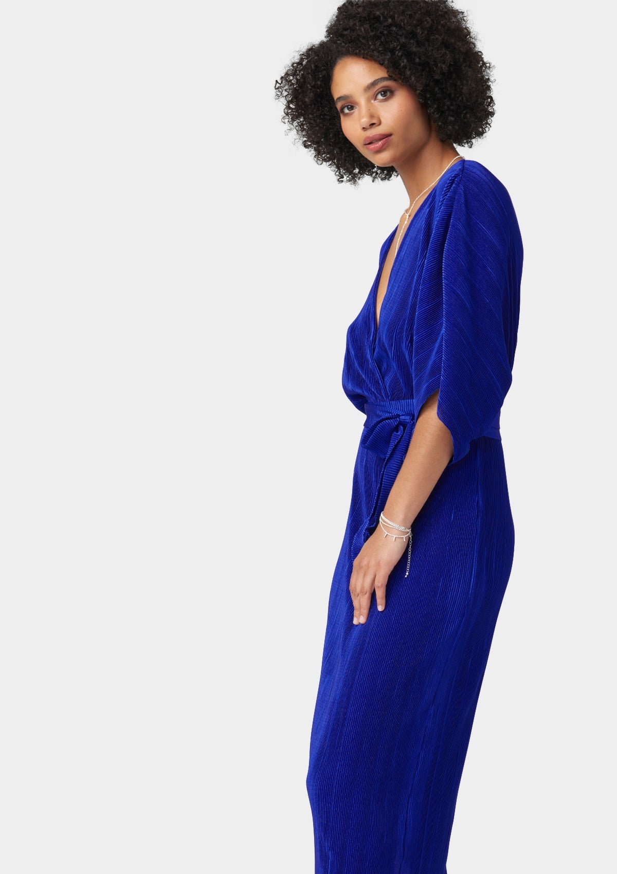 Robe midi plissée Tall Valerie