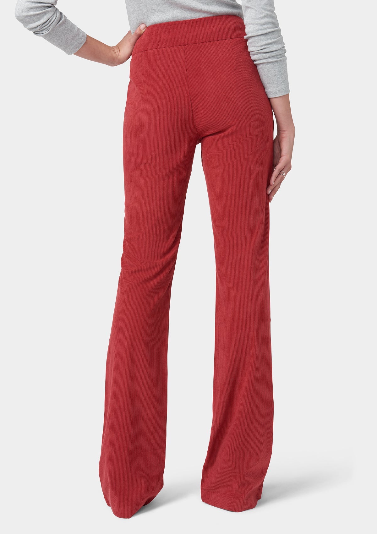 Pantalon évasé en velours côtelé Tall Kingston