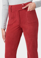 Pantalon évasé en velours côtelé Tall Kingston