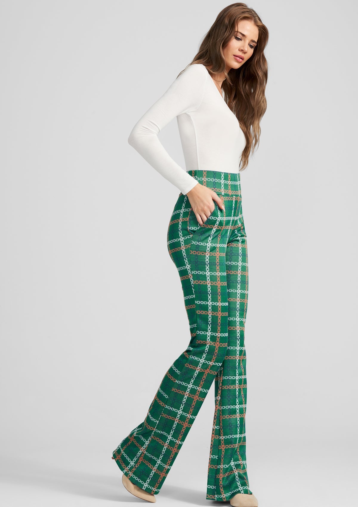 Pantalon évasé Tall Samara
